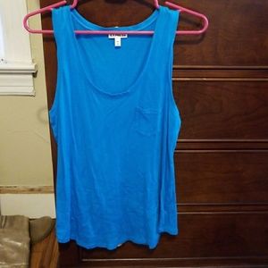 Express blue tank top